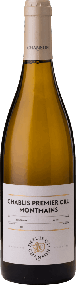Domaine Chanson Chablis Montmains Premier Cru 2023  0.75 L Flasche