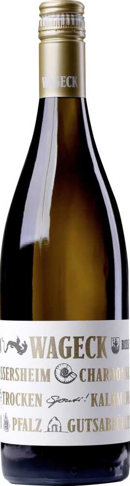 Weingut Wageck Pfaffmann Bissersheim Chardonnay Kalkmergel Trocken Qw Pfalz 2022  0.75 L Flasche