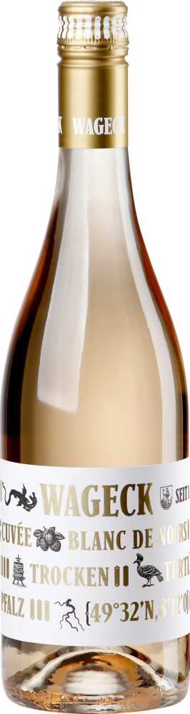 Weingut Wageck Pfaffmann 33%,1%,33%,33% Blanc De Noirs Tertiär Trocken Qw Pfalz 2024  0.75 L Flasche