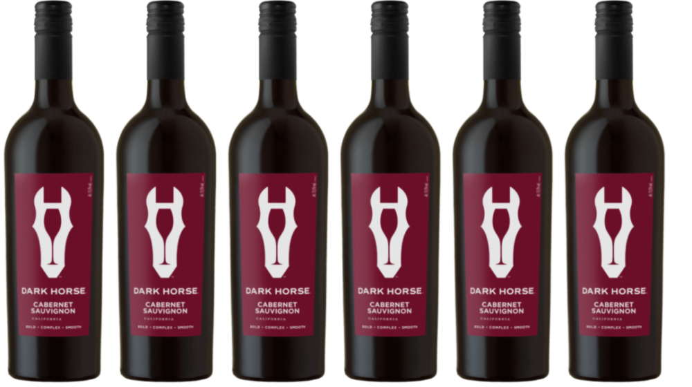 Dark Horse 6-er Vorteils-Weinpaket – Cabernet Sauvignon – Dark Horse aus USA – Region 6 Flaschen á 0,75L