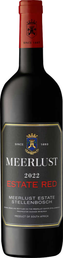 Meerlust Estate Red Wo Stellenbosch 2022  0.75 L Flasche