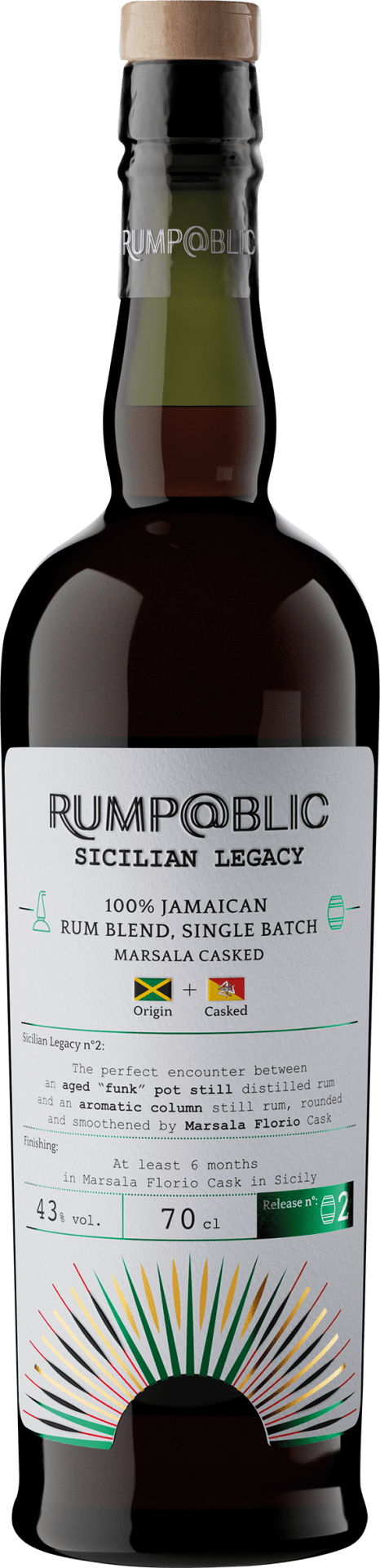 Illva Saronno Rump@Blic Sicilian Legacy Jamaica NV  0.7 L Flasche