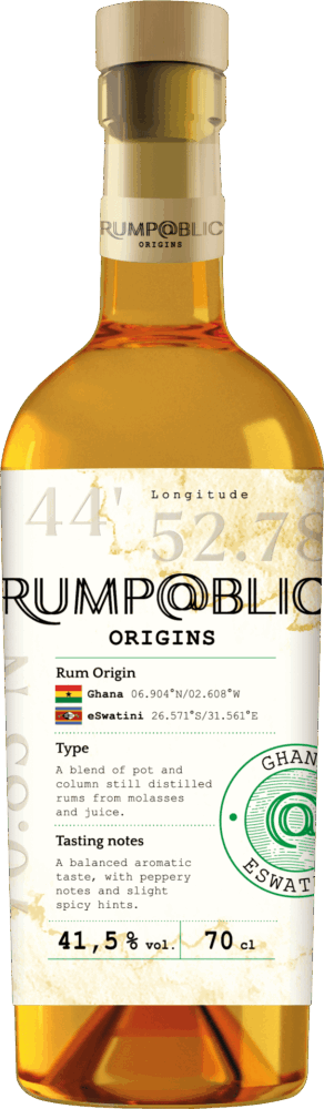 Illva Saronno Rump@Blic Origins Ghana & Eswatini NV  0.7 L Flasche