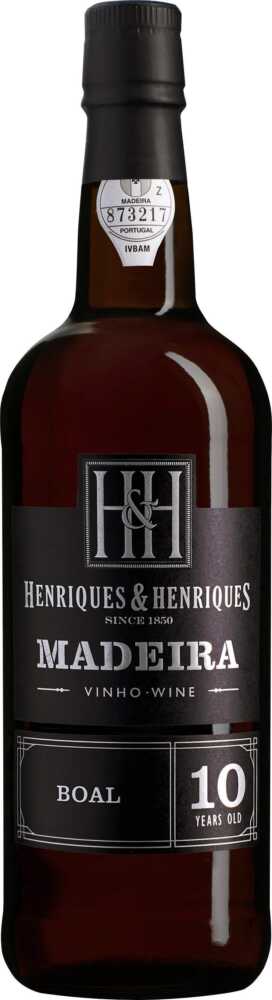 Henriques & Henriques Boal Aged 10 Years Finest Medium Rich Madeira NV  0.75 L Flasche