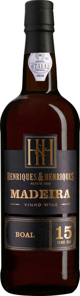 Henriques & Henriques Boal Aged 15 Years Finest Medium Rich Madeira NV  0.75 L Flasche