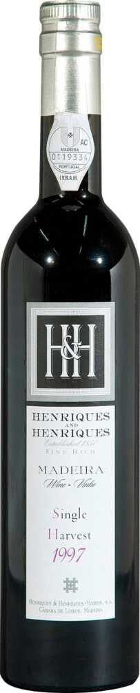 Henriques & Henriques Single Harvest Finest Full Rich Madeira 1997  0.5 L Flasche