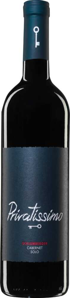 Weingut Robert Schlumberger Privatissimo Cabernet Solo Qw Bad Vöslau 2016  0.75 L Flasche