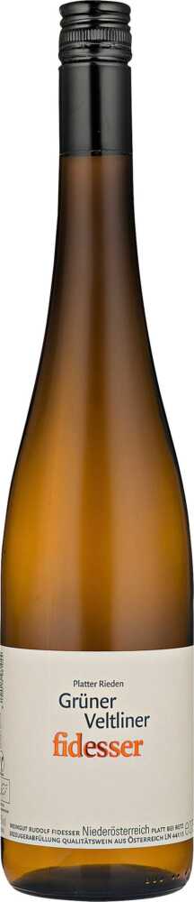 Weingut Rudolf Fidesser Grüner Veltliner Platter Rieden Dac Weiiertel 2023  0.75 L Flasche