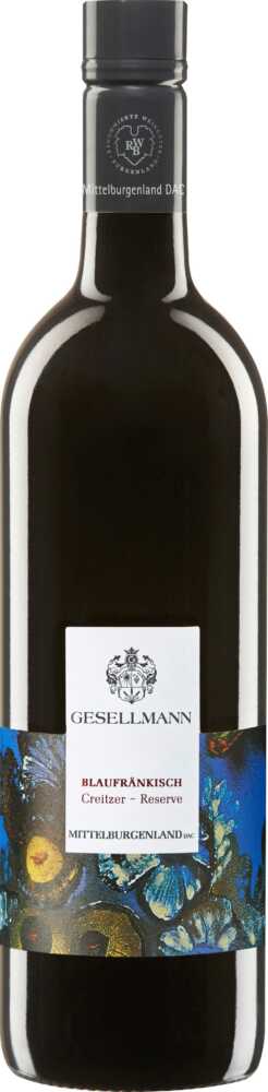 Weingut Gesellmann Blaufränkisch Creitzer Reserve Dac Burgenland 2022  0.75 L Flasche