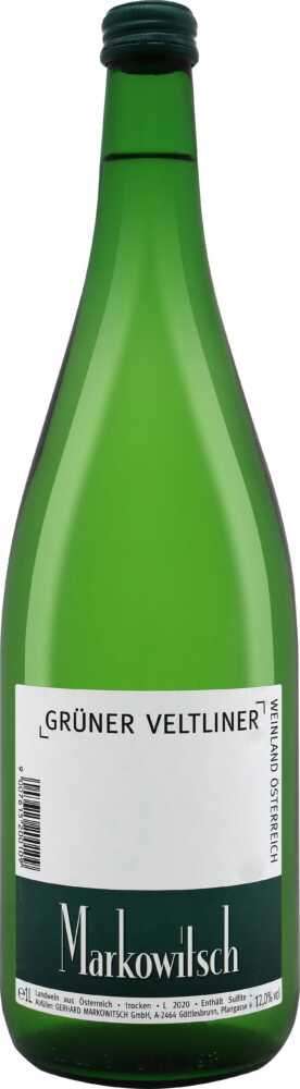 Weingut Gerhard Markowitsch Grüner Veltliner Landwein Aus Österreich NV  1 L Flasche