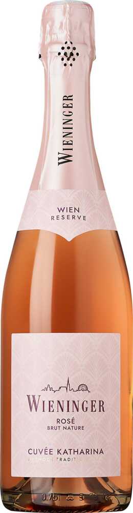 Weingut Fritz Wieninger 0%,0% Katharina Sekt Rosé Wien Réserve Brut Nature Schaumwein Aus NV  0.75 L Flasche