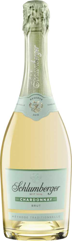Schlumberger Sektkellerei Chardonnay Reserve Brut Méthode Traditionnelle 2018  0.75 L Flasche