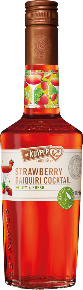De Kuyper Strawberry Daiquiri Cocktail  Ready To Serve NV  0.5 L Flasche
