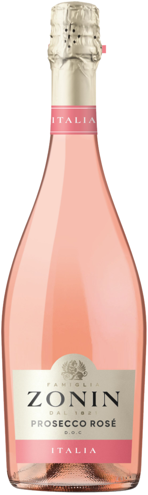 Zonin Prosecco Spumante Doc Extra Dry Rosé 2025  0.75 L Flasche