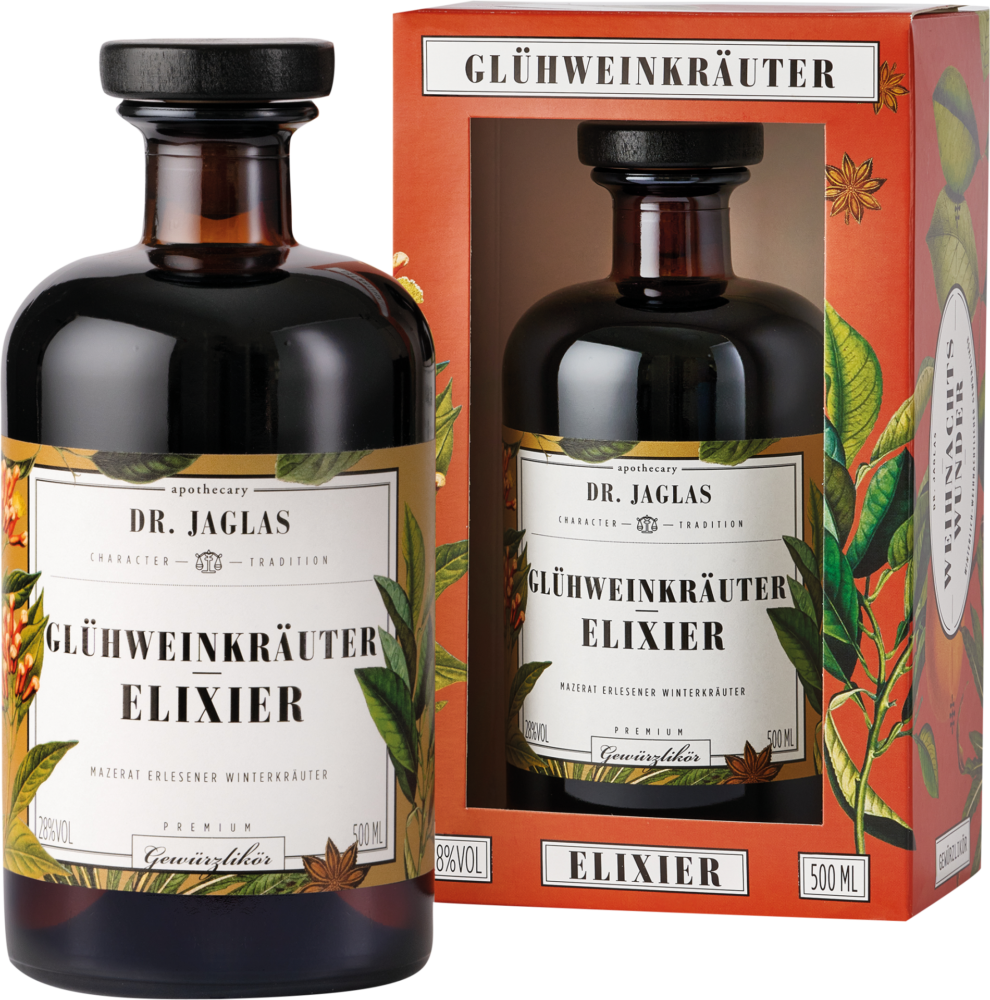 Dr. Jaglas Glühweinkräuter Elixier NV  0.5 L Flasche