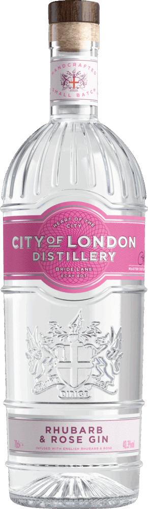 City of London Rhub. Rose Gin NV  0.7 L Flasche
