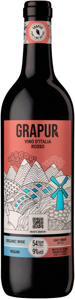 Grapur Vino DItalia Rosso Bio NV  0.75 L Flasche