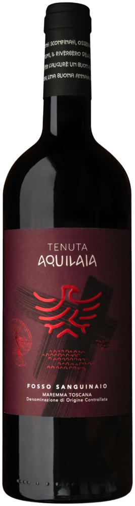 Azienda Uggiano Tenuta Aquilaia Fosso Sanguinaio Maremma Doc 2019  0.75 L Flasche