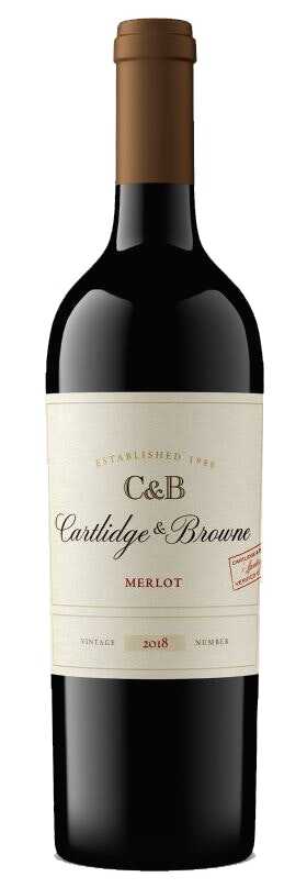 Cartlidge & Browne Merlot 2018  0.75 L Flasche