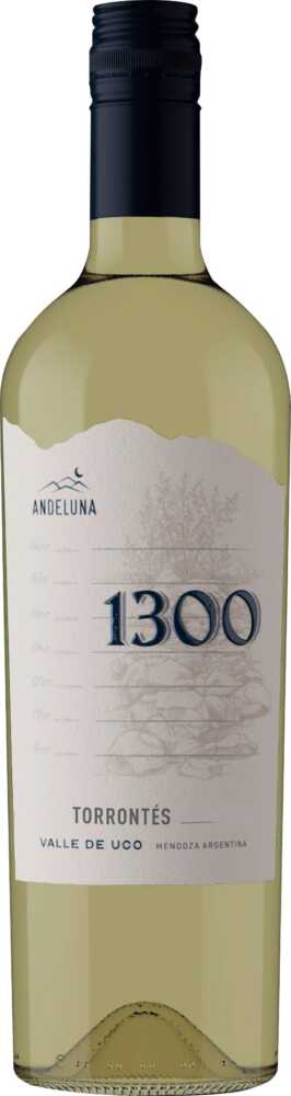 Andeluna Winery Torrontés  1300 Tupungato Mendoza 2024  0.75 L Flasche