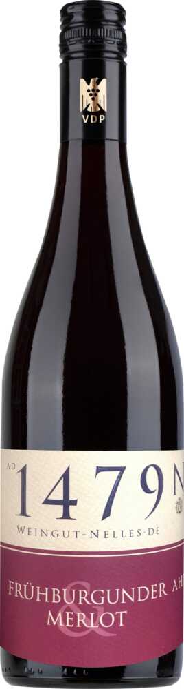 Weingut Nelles Frühburgunder & Merlot Qw Ahr 2022  0.75 L Flasche