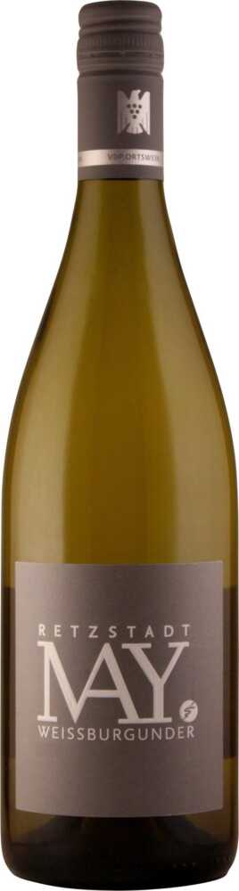Rudolf May Weißburgunder Retzstadt Qw Franken 2023  0.75 L Flasche