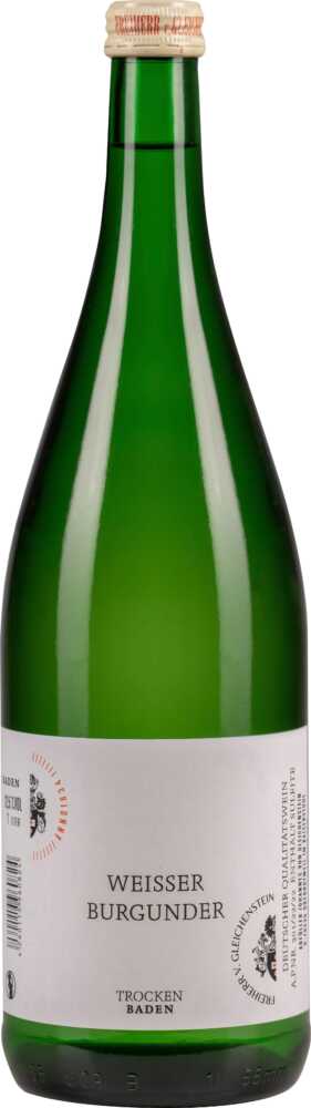 Weingut Freiherr von Gleichenstein Weißburgunder Trocken Qw Baden 2024  1 L Flasche