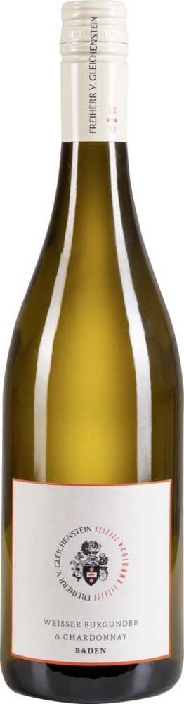 Weingut Freiherr von Gleichenstein Gutswein Weißburgunder-Chardonnay Trocken Qw Baden 2024  0.75 L Flasche