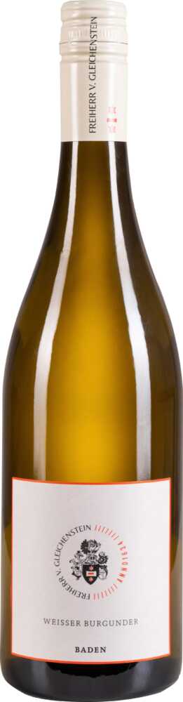 Weingut Freiherr von Gleichenstein Gutswein Weißburgunder Trocken Qw Baden 2023  0.75 L Flasche
