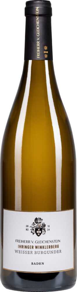 Weingut Freiherr von Gleichenstein Ihringer Winklerberg Weißburgunder Trocken Qw Baden 2019  0.75 L Flasche