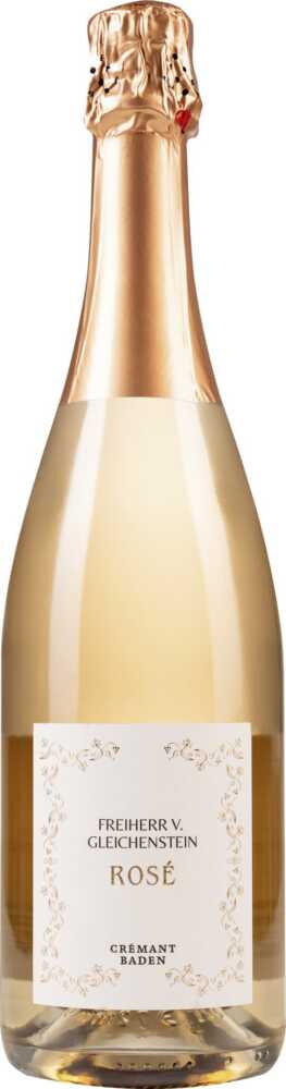 Weingut Freiherr von Gleichenstein Crémant Rosé Brut Deutscher Sekt B.A. 2022  0.75 L Flasche