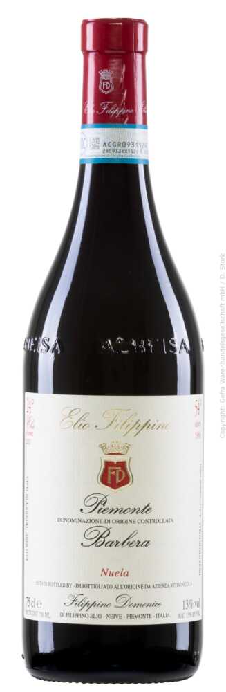 Elio Filippino Barbera Piemonte Nuela D.O.C. (Piemonte 2025  0.75 L Flasche