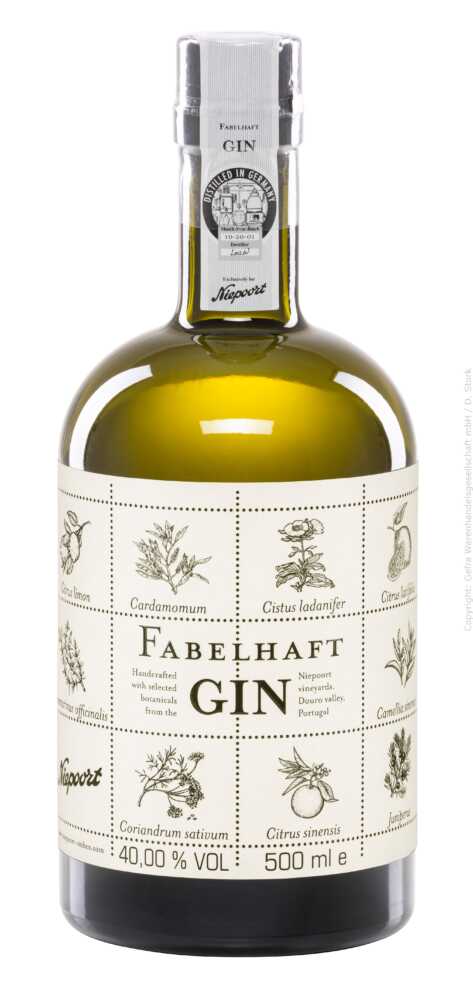 NORDIK Edelbrennerei GmbH & Co. KG Fabelhaft Gin NV  0.5 L Flasche