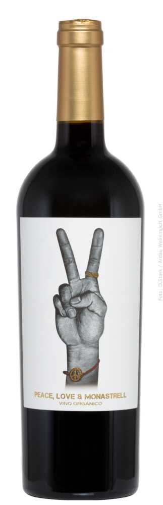 Peace Love & Monastrell Vino Orgánico