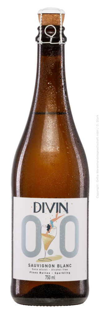 Divin NoLow Sparkling Sauvignon Blanc 0.0% NV  0.75 L Flasche