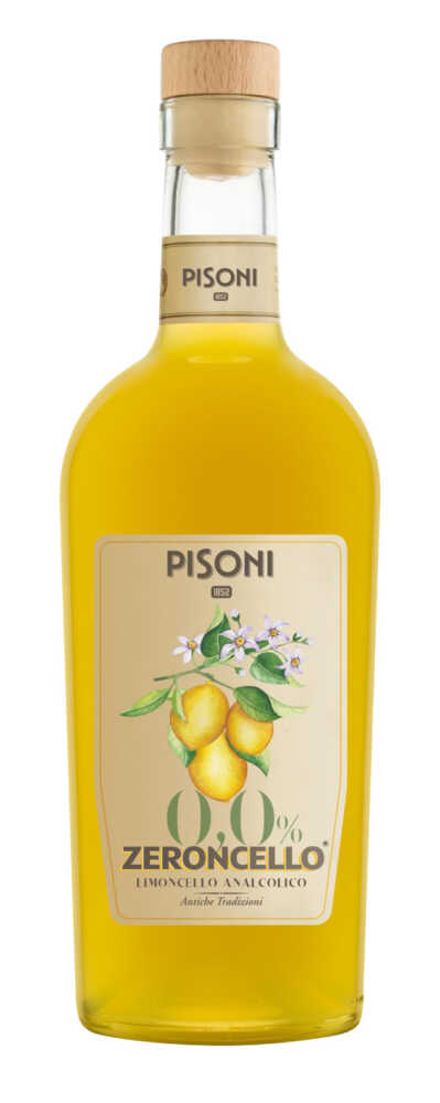 Cantina Distilleria Pisoni Zeroncello 0 0% Limoncello Analcolico NV  0.7 L Flasche