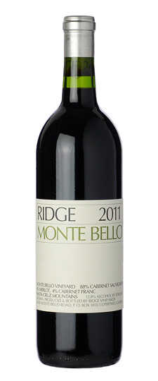 Ridge Monte Bello 2011  0.75 L Flasche
