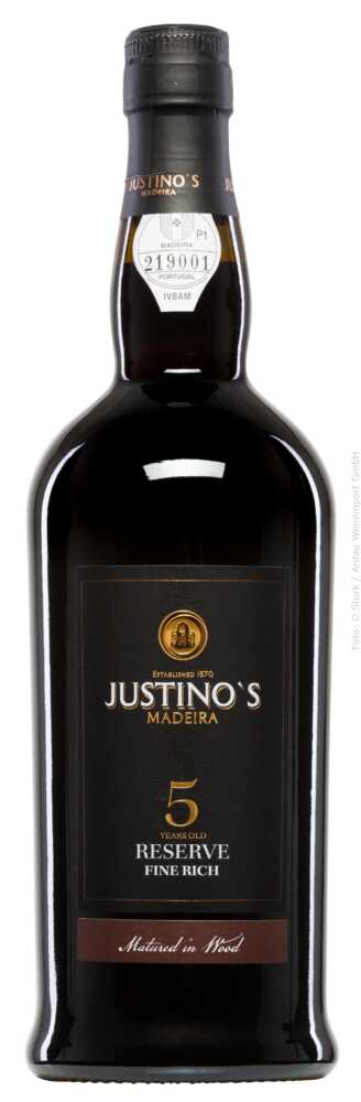 Justino's Madeira Reserve Fine Rich 5 Years Old NV  0.75 L Flasche