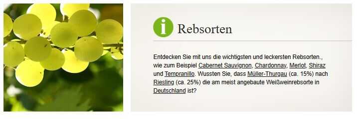 Rebsorten Rebsorten